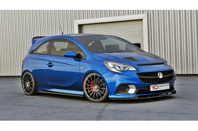 Накладки сплиттеры на пороги на Opel Corsa E OPC / VXR